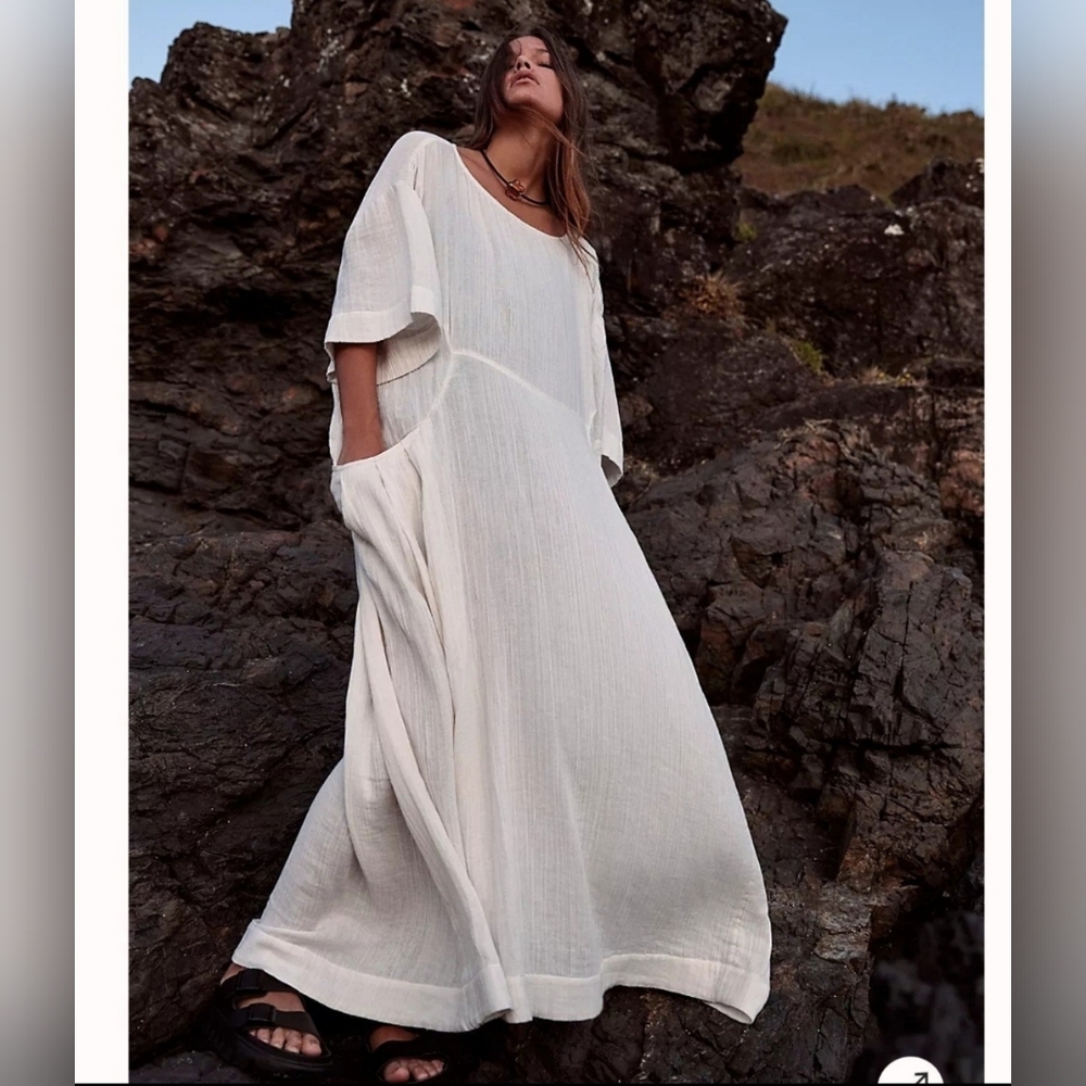 Free people live light midi dress